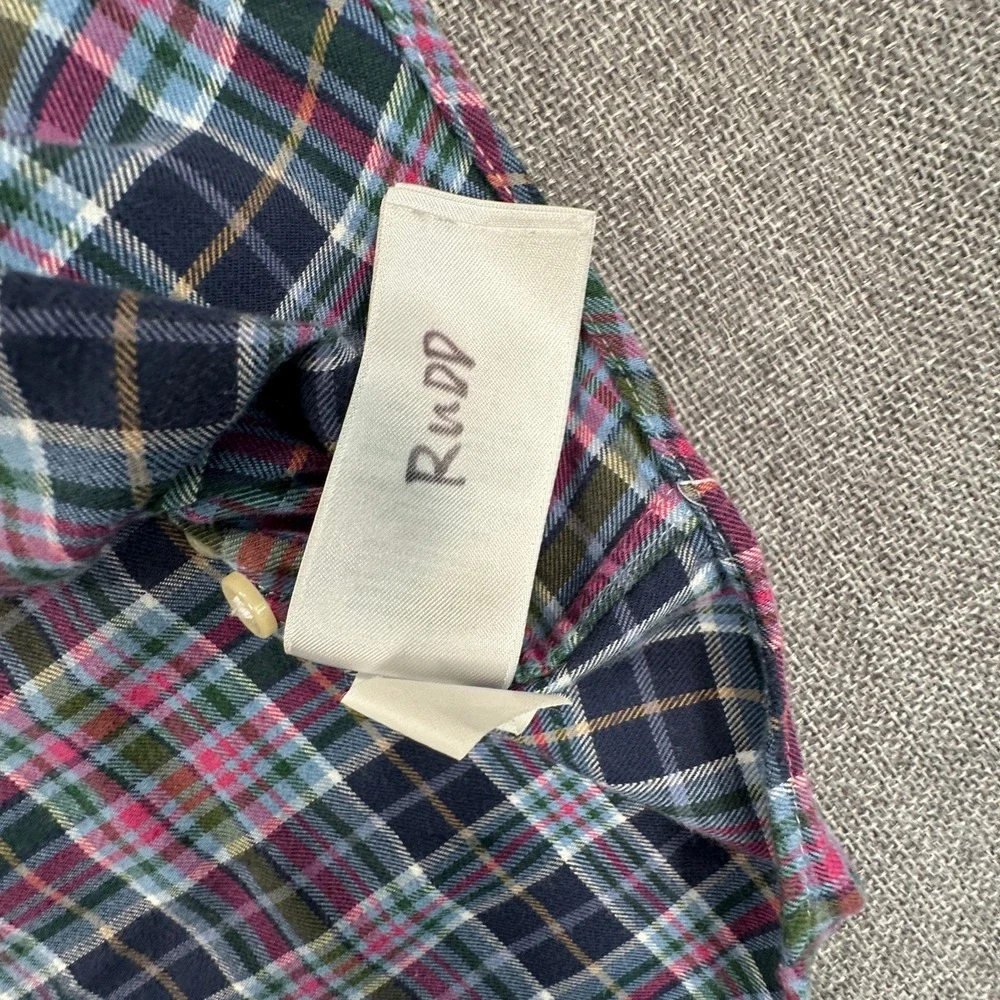 Polo Ralph Lauren Performance Flannel Mens‎ XL Navy Pink Plaid Classic Fit Shirt